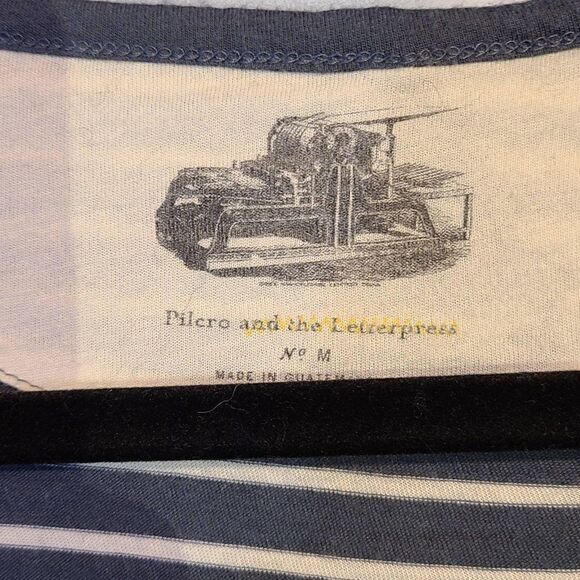 Anthro Pilcro Letterpress Sm Striped Top - Picture 4 of 12